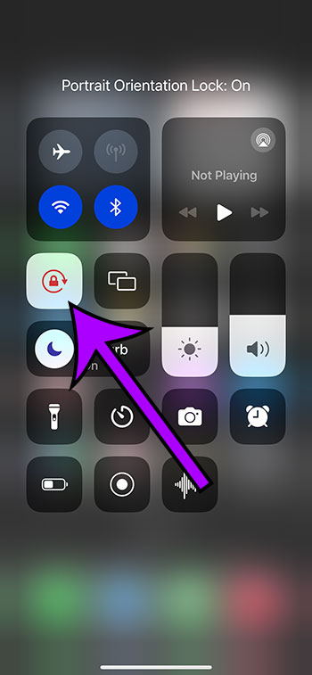 how to turn on or turn off auto rotation on an iPhone 14
